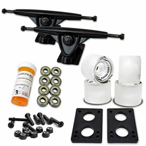 トラック スケボー スケートボード Yocaher Longboard Skateboard Trucks Wheels Combo Set 71mm Whee