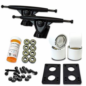 トラック スケボー スケートボード Yocaher Longboard Skateboard Trucks Wheels Combo Set 71mm Whee