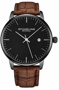 腕時計 ストゥーリングオリジナル メンズ Stuhrling Original Mens Watch Calfskin Leather Strap 