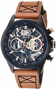 腕時計 アヴィエイト アビエイト AVI-8 Men's Matador Stainless Steel Japanese-Quartz Aviator Watch