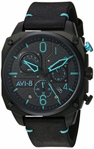 腕時計 アヴィエイト アビエイト AVI-8 Mens 45mm Hawker Hunter Retrograde Chronograph Blue Diamond