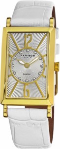 腕時計 アクリボスXXIV レディース Akribos XXIV Women's AK543WT Essential Rectangular Stainless Ste