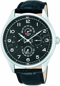 腕時計 パルサー SEIKO Pulsar Bristol Mens Analog Quartz Watch with Leather Bracelet PW9007X1