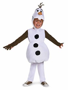 アナと雪の女王 アナ雪 ディズニープリンセス Olaf Toddler Classic Costume, Small (2T)