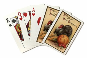 海外カードゲーム 英語 アメリカ Wishing You a Happy Thanksgiving - Turkey and Produce #1 - Vintag