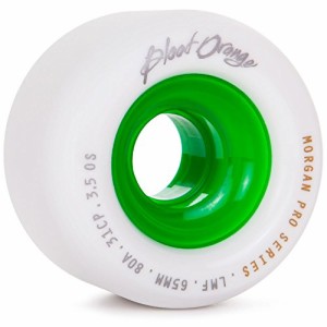 ウィール タイヤ スケボー Blood Orange Liam Morgan Pro Model Longboard Wheels (Green 80a, 65mm)