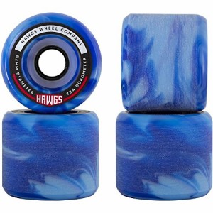 ウィール タイヤ スケボー Landyachtz 63mm 78a Sky Blue Swirl Fatty Fattie Hawgs Longboard Wheels (Se