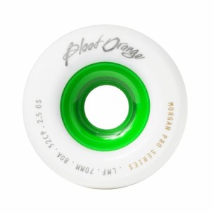 ウィール タイヤ スケボー Blood Orange Morgan 65mm Longboard Wheel for Sliding, Surfskate, Cruising,