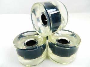 ウィール タイヤ スケボー choice 78a Longboard Wheels (Offset), 76mm, Clear