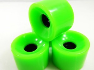 ウィール タイヤ スケボー Longboard Cruiser Skateboard High Rebound Wheels 76mm Green