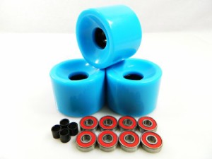 ウィール タイヤ スケボー Choice 78a Longboard Wheels (Offset), 76mm, S.Blue