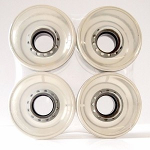 ウィール タイヤ スケボー Everland Longboard Skateboard Cruiser Wheels 65x51mm (Clear)