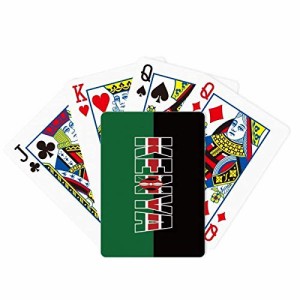 海外カードゲーム 英語 アメリカ DIYthinker Kenya Country Flag Name Poker Playing Card Tabletop Bo