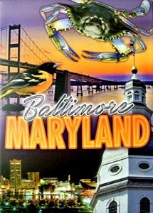 海外カードゲーム 英語 アメリカ Baltimore Maryland Souvenir Playing Cards