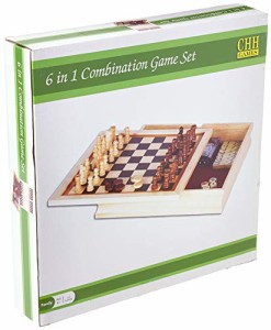海外カードゲーム 英語 アメリカ GREAT 6 - IN - 1 GAME SET: Chess, Checkers, Backgammon, Poker Dic