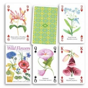 海外カードゲーム 英語 アメリカ Wild Flowers Playing Cards