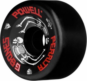 ウィール タイヤ スケボー Powell Peralta G-Bones Skateboard Wheels 64mm 97A (Black)