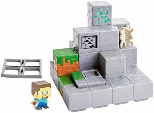 マインクラフト マイクラ mojang Minecraft Mini Figure Mining Mountain Environment Set