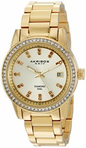 腕時計 アクリボスXXIV レディース Akribos XXIV Women's Swarovski Watch - Genuine Diamond Hour Mark