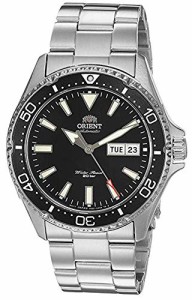 腕時計 オリエント メンズ ORIENT Men's Kamasu Stainless Steel Japanese-Automatic Diving Watch