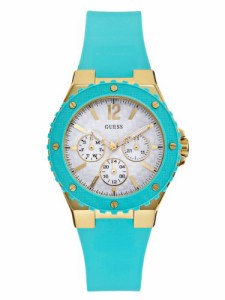 腕時計 ゲス GUESS GUESS Women's U0149L3 Turquoise and Gold-Tone Feminine Sport Watch