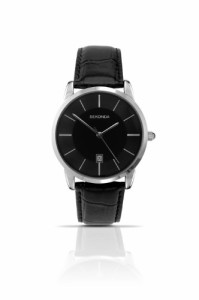 腕時計 セコンダ イギリス Sekonda Men's Quartz Watch with Analogue Display and Leather Strap 3346