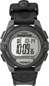 腕時計 タイメックス メンズ Timex Men's T40941 Expedition Full-Size Digital CAT Charcoal/Black Resi