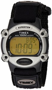 腕時計 タイメックス メンズ Timex Men's T48061 Expedition Full-Size Digital CAT Black Fast Wrap Str