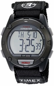 腕時計 タイメックス メンズ Timex Men's T49949 Expedition Digital CAT Black Fast Wrap Watch