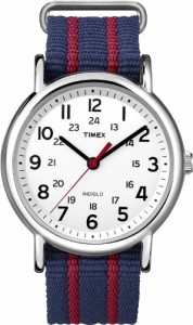 腕時計 タイメックス メンズ Timex Unisex Weekender 38mm Watch ? Silver-Tone Case White Dial with 