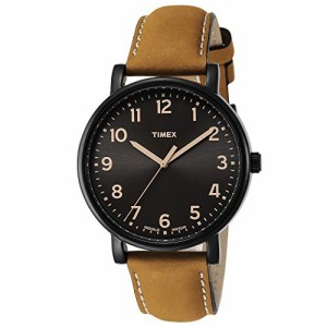 腕時計 タイメックス メンズ Timex Men's T2N677 Originals Oversized Tan Leather Strap Watch