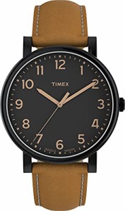 腕時計 タイメックス メンズ Timex Men's Originals Quartz Watch with Leather Strap, Brown, 20 (Model