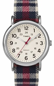 腕時計 タイメックス メンズ Timex Unisex TW2P89600 Weekender Analog Display Quartz Red Watch