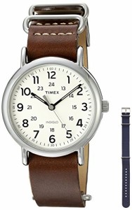 腕時計 タイメックス メンズ Timex Unisex TWG012500QM Weekender Watch With Two Interchangable Bands