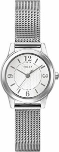 腕時計 タイメックス レディース Timex Women's Quartz Watch with Silver Dial Analogue Display and 