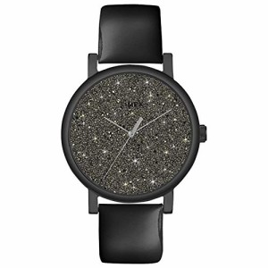 腕時計 タイメックス レディース Timex Women's Originals T2P280 Black Leather Analog Quartz Watch 