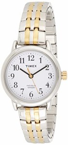 腕時計 タイメックス レディース Timex Women's Easy Reader 25mm Watch ? Silver-Tone Case White D