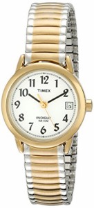 腕時計 タイメックス レディース Timex Women's Easy Reader 25mm Watch ? Two-Tone Case White Dial