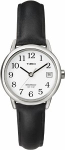 腕時計 タイメックス レディース Timex Women's Easy Reader 25mm Watch ? Silver-Tone Case White D