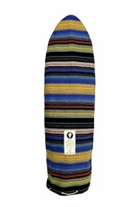 サーフィン ボードケース バックパック Open Road Goods Blue Striped Surfboard Bag/Surfboard Soc