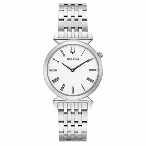 腕時計 ブローバ レディース Bulova Classic Quartz Ladies Watch, Stainless Steel , Silver-Tone (Mode