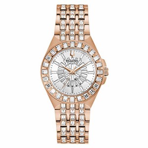 腕時計 ブローバ レディース Bulova Ladies Quartz Phantom Rose Gold-Tone Stainless Steel Bracelet