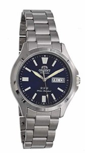 腕時計 オリエント メンズ Orient RA-AB0F09L Men's Stainless Steel 3 Star Blue Dial Luminous Index Da