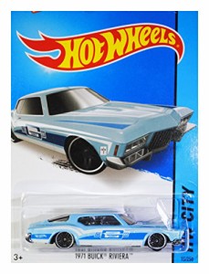 ホットウィール マテル ミニカー Hot Wheels, 2015 HW City, 1971 Buick Riviera [Light Blue] Exclusi