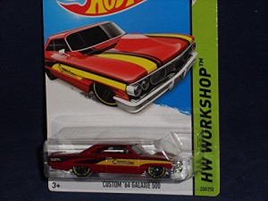 ホットウィール マテル ミニカー 2014 Hot Wheels Hw Workshop 250/250 - Custom '64 Galaxie 500 (Red