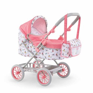 コロール 赤ちゃん 人形 Corolle - Mon Grand Poupon Carriage Stroller - Adjustable Handle, Folding Des