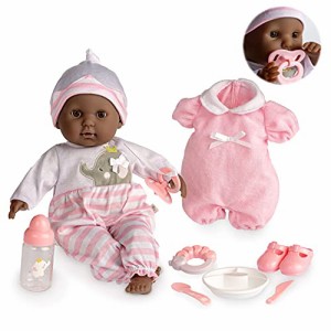 ジェーシートイズ 赤ちゃん おままごと JC Toys 15" Realistic Soft Body African American Baby Do