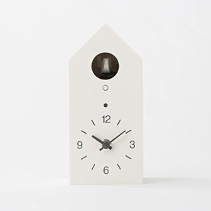 カッコー時計 インテリア 壁掛け時計 MUJI Cuckoo Clock, White, Medium