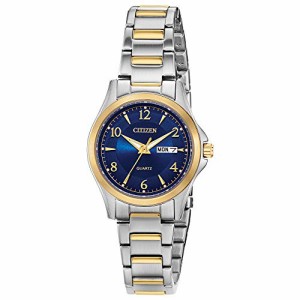 腕時計 シチズン 逆輸入 Citizen Quartz Womens Watch, Stainless Steel, Classic, Two-Tone (Model: EQ059