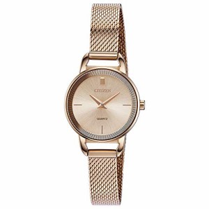 腕時計 シチズン 逆輸入 Citizen Quartz Womens Watch, Stainless Steel, Classic, Rose Gold-Tone (Model: